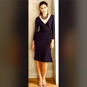 Velvet by Graham & Spencer Graphite Grey Jersey Dress, Size 8P